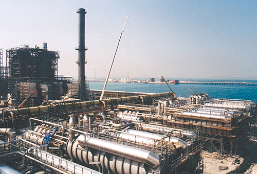 Alba desalination plant.