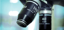 close up of microscope