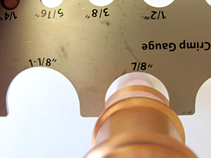 hvacr uncrimped fitting - GNG gage