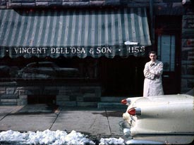 Vincent Dell'Osa shop, circa 1965