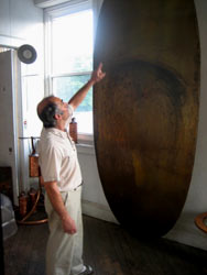 Val Bertoia with Gong