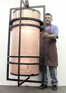 A custom, life sized Mica lamp.