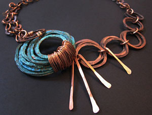 Seaspray Copper Necklace