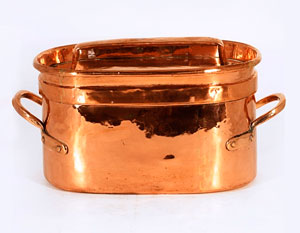 Copper braising pan