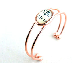 Copper plated brass bracelet