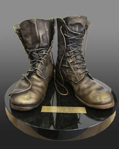 bronze boots