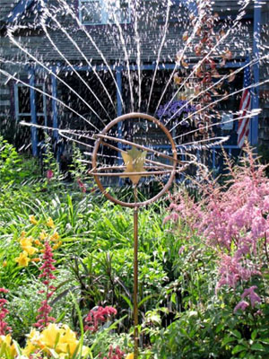 ​Garden Art Copper ​Sprinkler by Kathleen Mand Beck