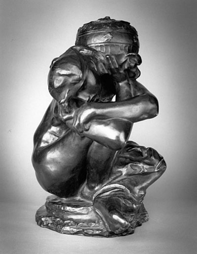 Auguste Rodin, Fallen Caryatid with Urn