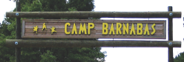 Camp Barnabas Signboard