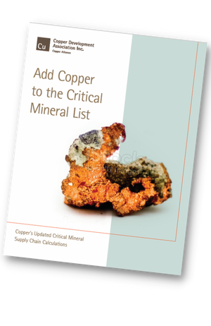 Cover image of documment for Add Copper to the Critical Minerals List