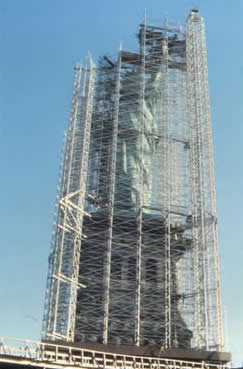 Liberty in scaffold