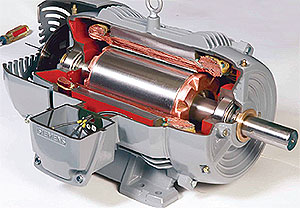 Siemens 10-hp induction motor