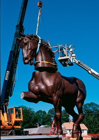 Leonardo da Vinci's bronze horse