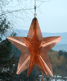 Copper Star Wind Chime