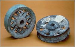 Copper-alloy pulleys